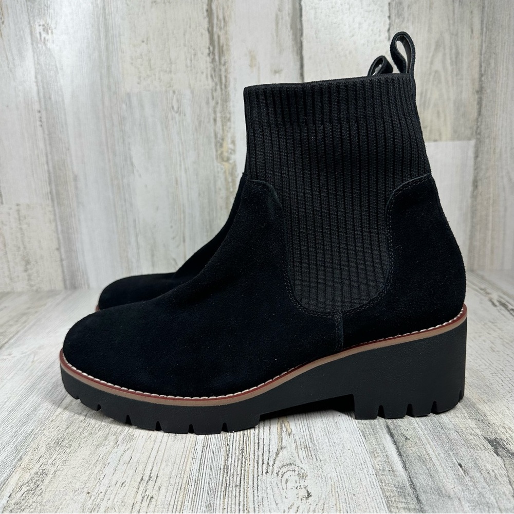 NEW Blondo USA Darren Waterproof Bootie in Black Suede #104